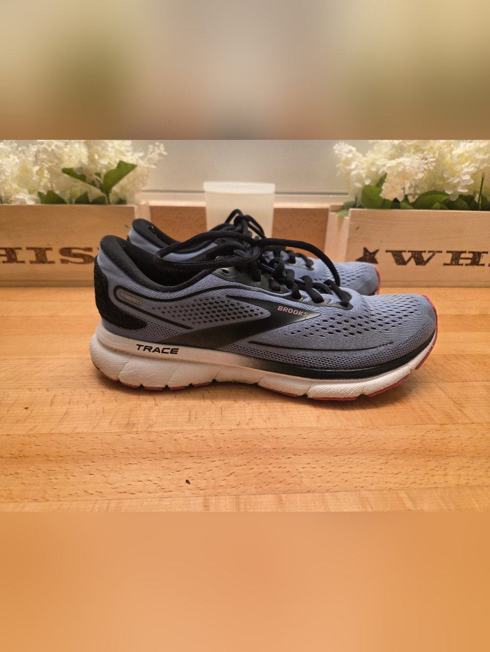 Brooks Trace 2 Running Shoes Purple Impression/Black Women's Size 8.5
